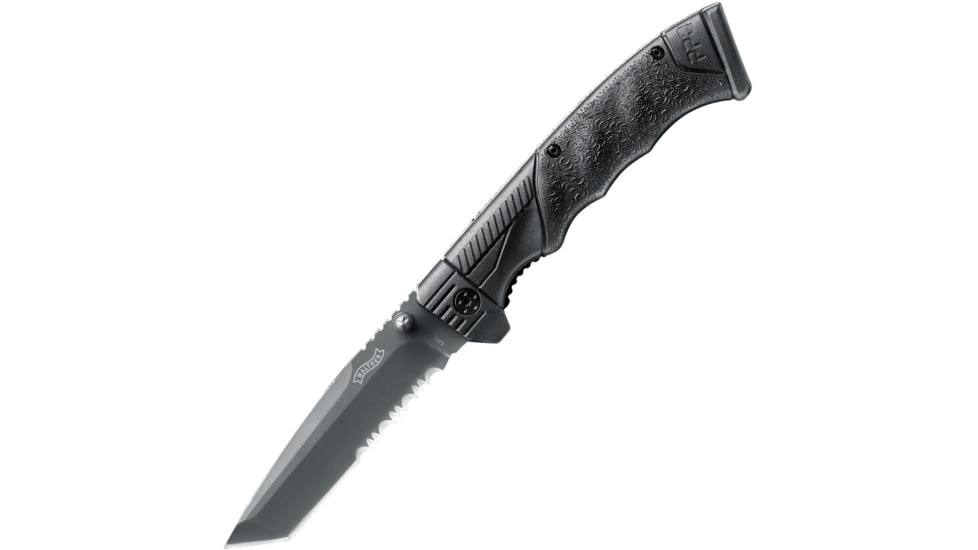 Walther PPQ Linerlock Folding Knife, Black polymer handle, 5.0747-US
