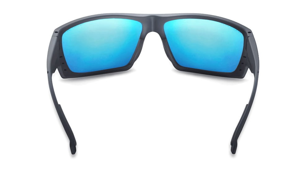 WarBird Fusillade Glasses, Navy Frame/Smoke Lens/Ice Blue Shield, EYFUNYSMIBR