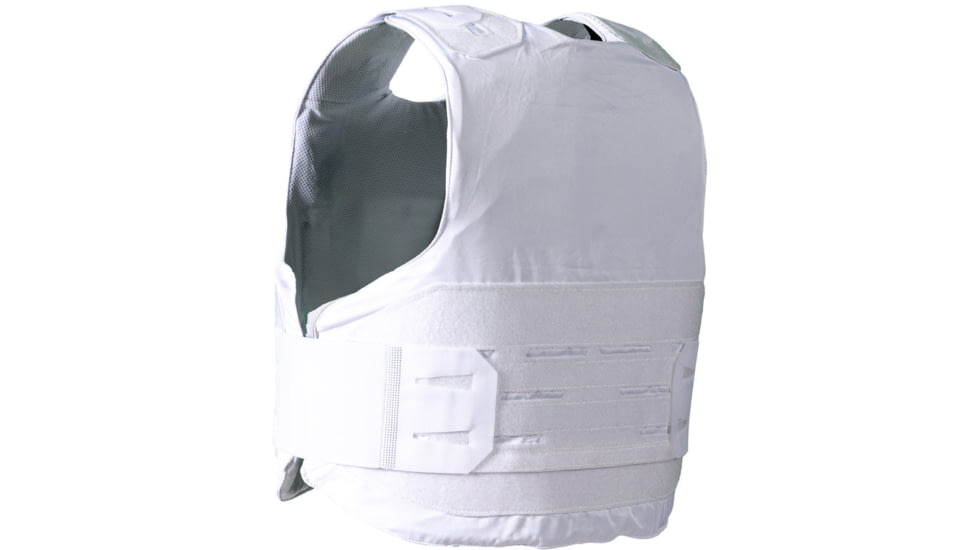 War Bird Ghost Hawk Concealable Armor System with Hoss Level IIIA Ballistics, White, Medium/Regular, BUSLH3AMRGHW