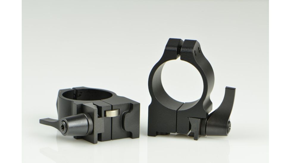 Warne Maxima Steel Rings, 1in, Ruger M77 &amp; Hawkeye Grooved Receiver, QD, Medium - Matte 1R7LM