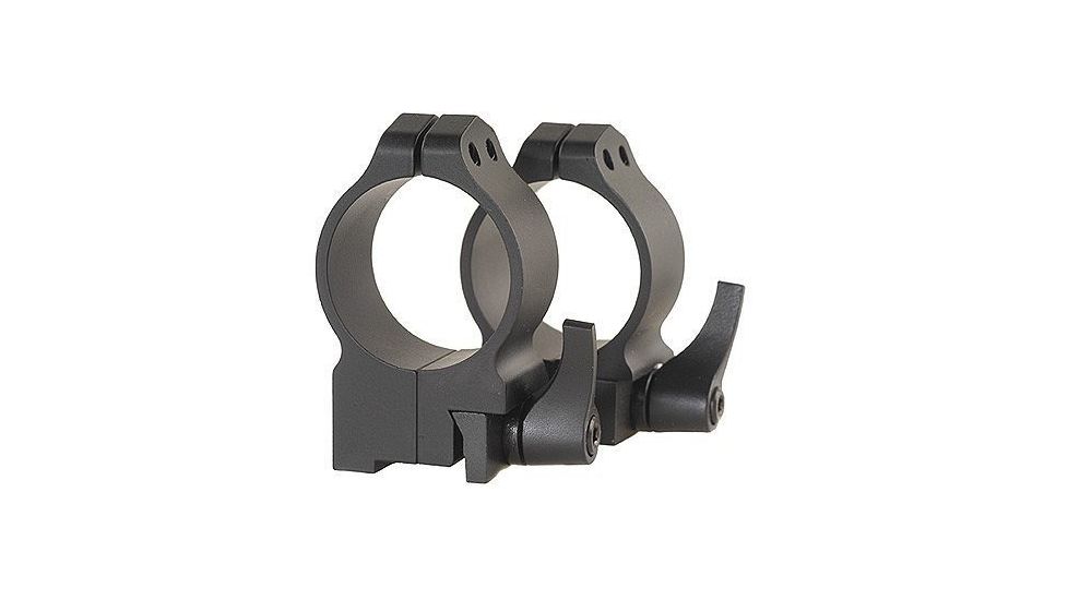 Warne Maxima Steel Rings, 30mm, Ruger M77 &amp; Hawkeye Grooved Receiver, QD, High - Matte 15R7LM