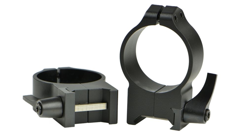 Warne Maxima Steel Rings, 36mm, Weaver/Picatinny, QD, Medium - Matte 231LM