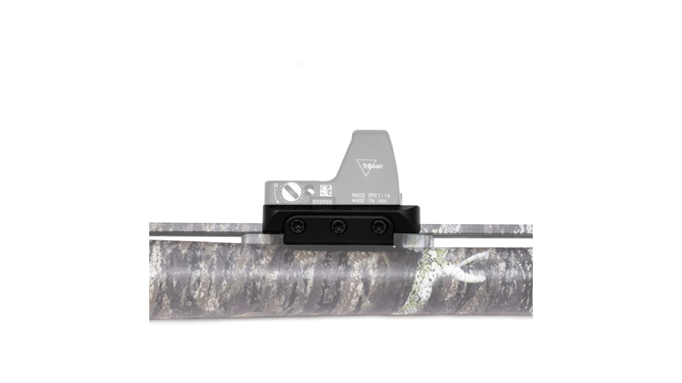 Warne 6108M 6108M Red-Dot Shotgun Rib Reflex Mount Black Anodized