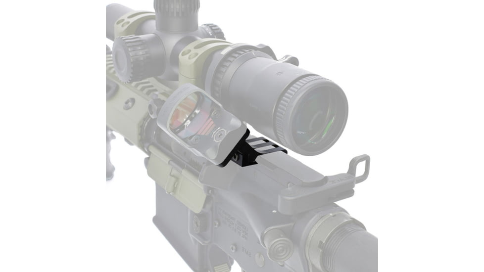 Warne 6110ML Red Dot Riser, 45 Degree Offset, Left Hand, 6110ML