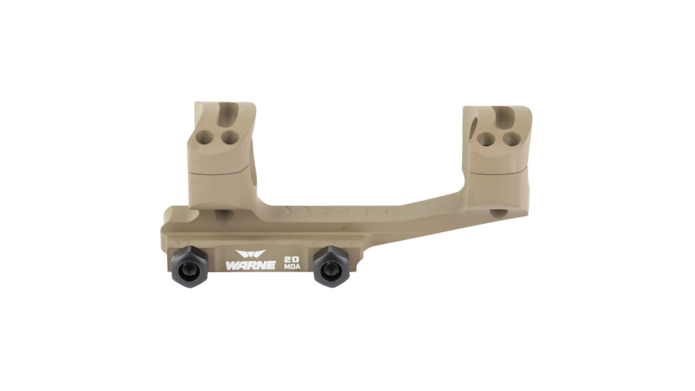 Warne Extended Skeletonized, Dark Earth, 1 Inch MSR Height 20 MOA, LRSKEL1DE