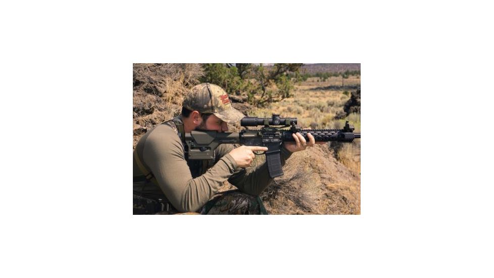 Warne Gen 2 Extended Skeletonized 1in MSR Mount, Mil-Spec OD Green, XSKEL1OD