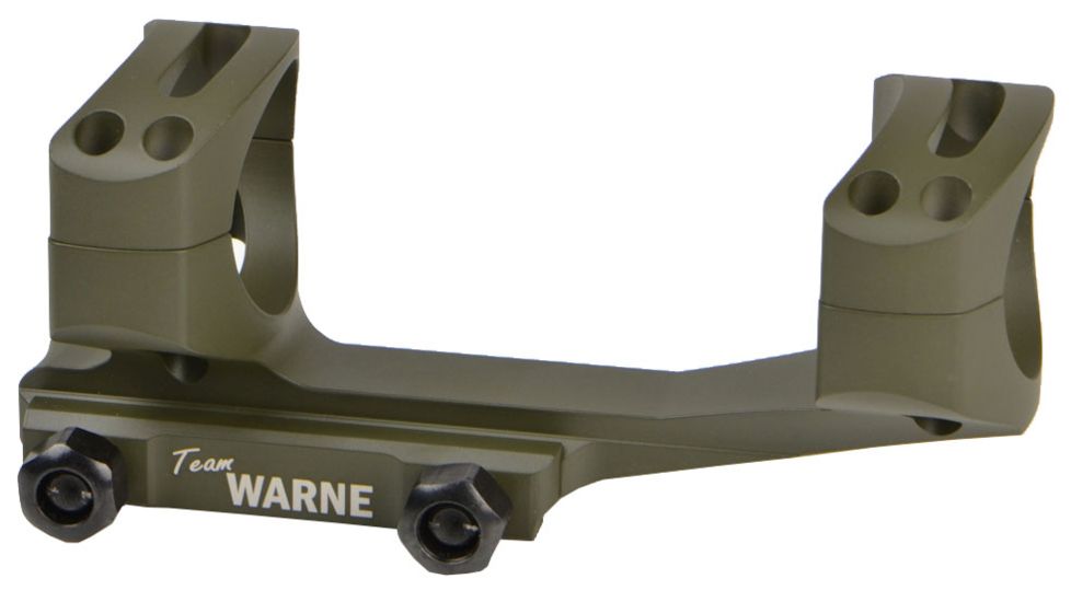 Warne Gen 2 Extended Skeletonized 1in MSR Mount, Mil-Spec OD Green, XSKEL1OD