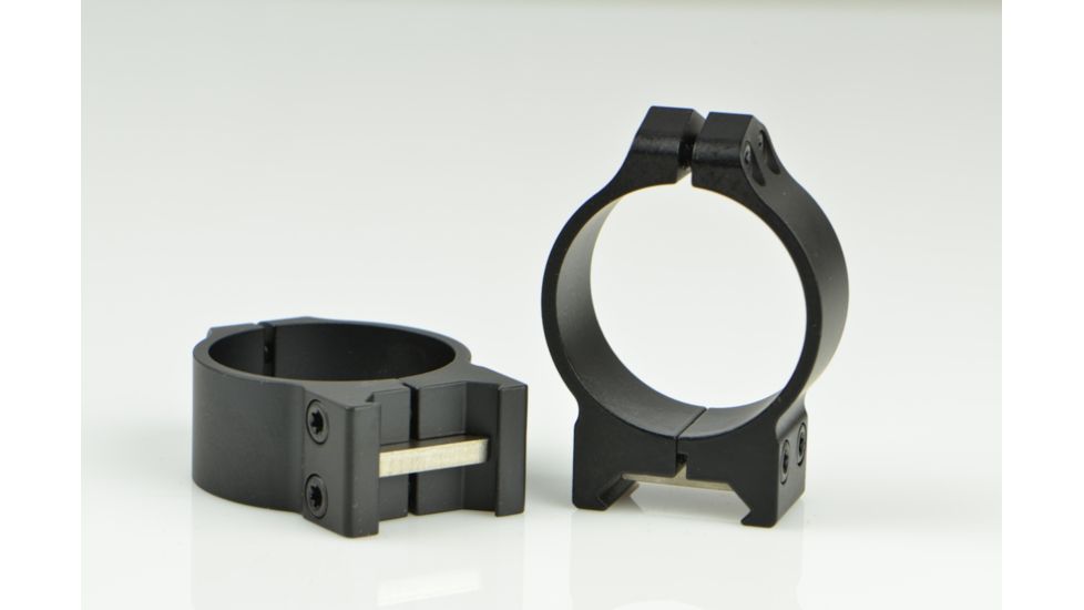 Warne Maxima Steel Rings, 34mm, Weaver/Picatinny, PA, Low - Matte 220M
