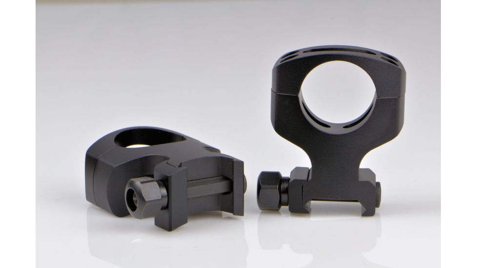 Warne MSR Flat Top Rings, 1 Inch Tactical Nut, 2 Piece Matte A430M
