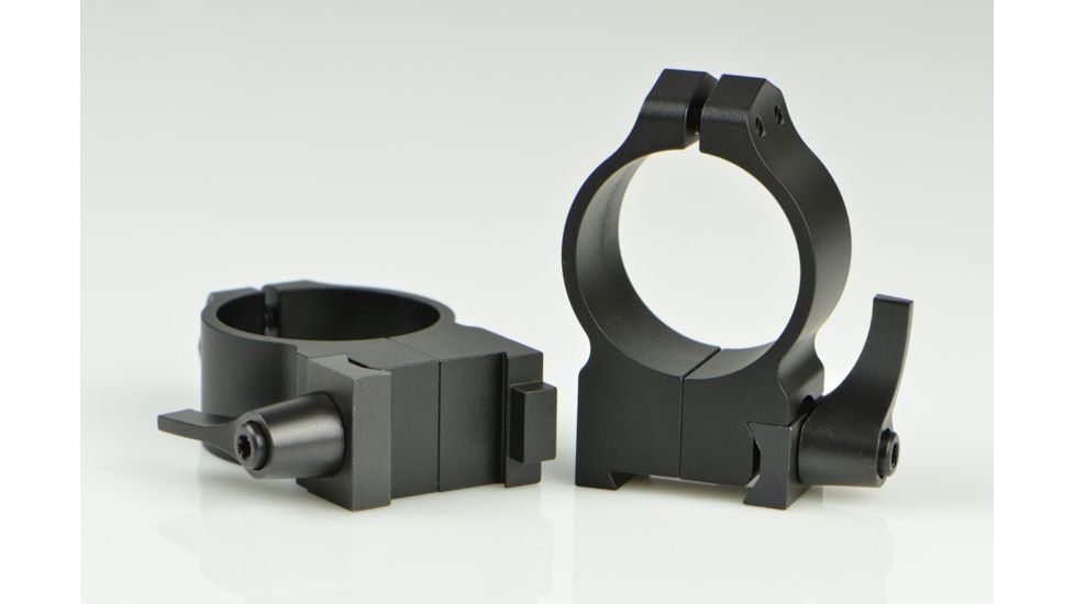 Warne Maxima Steel Rings, 30mm, CZ 550 19mm Grooved Receiver, QD, High - Matte 15BLM