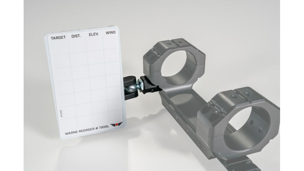 Warne Skyline One Piece Precision Mount Holder for Data Card, 7854M