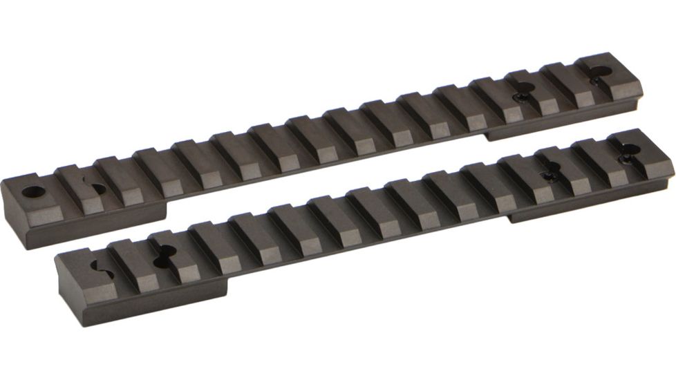 Warne Tactical 1-Piece Rail System for Remington Police Long Action - Matte Black