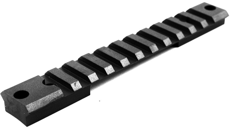 Warne Tactical 1-Piece Rail System for Remington Police Short Action - Matte Black 