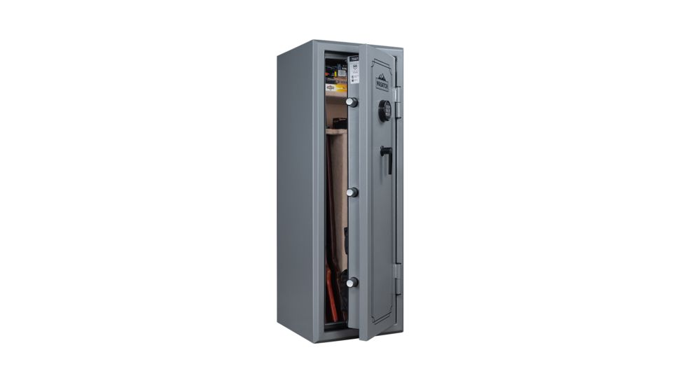 Wasatch 18 Gun Fire and Water Safe with E-Lock, Grey, Oversized, 18EGW