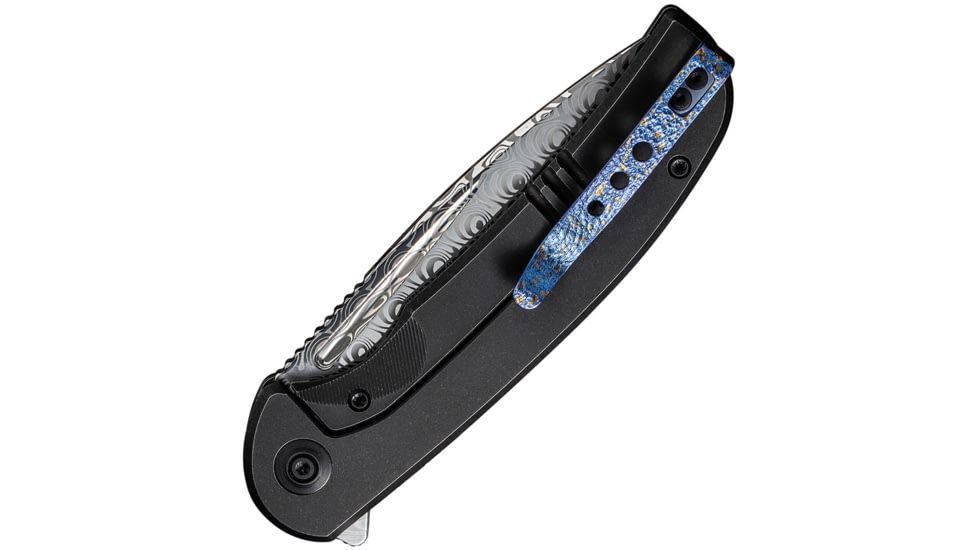 We Knife Co Ltd Beacon Framelock Damascus