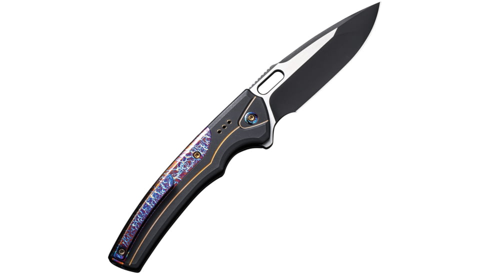 We Knife Co Ltd Exciton Button Lock Flame