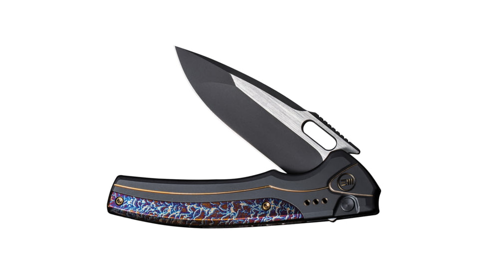 We Knife Co Ltd Exciton Button Lock Flame