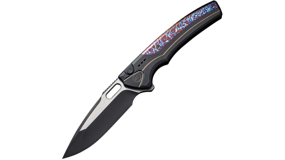 We Knife Co Ltd Exciton Button Lock Flame