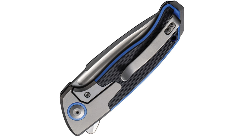 We Knife Co Ltd Press Check Framelock Blue WE20078B2