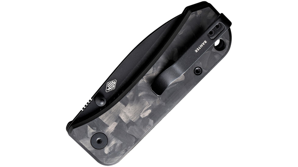 We Knife Co Ltd We Knife Banter 2.9'' Marble Carbon Fiber/black Stonewash
