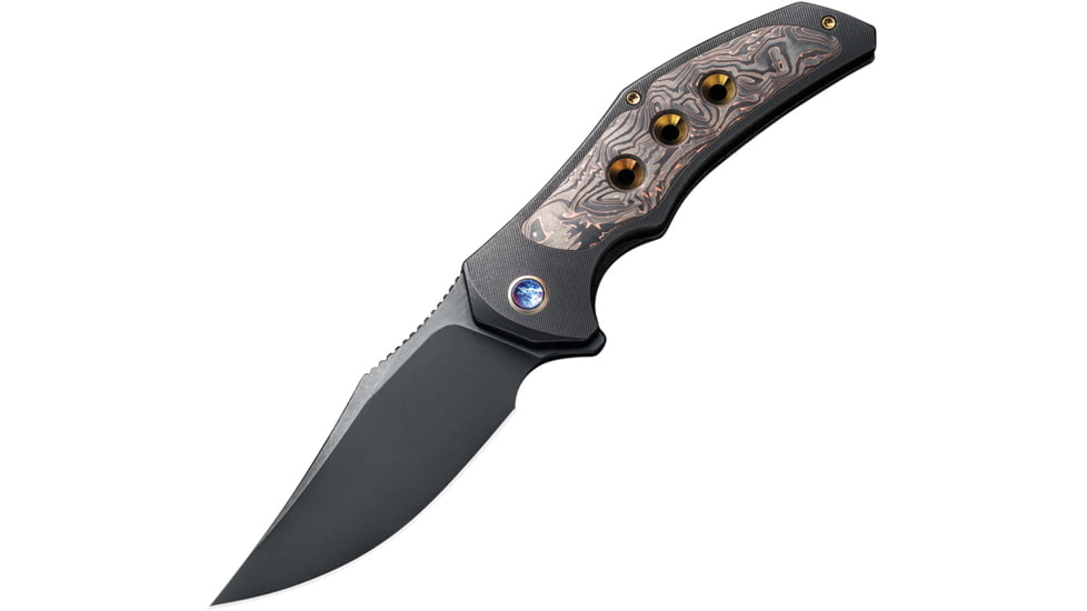 We Knife Co Ltd We Knife Magnetron 3.76'' Black Titanium Copper Foil/blk Stnws