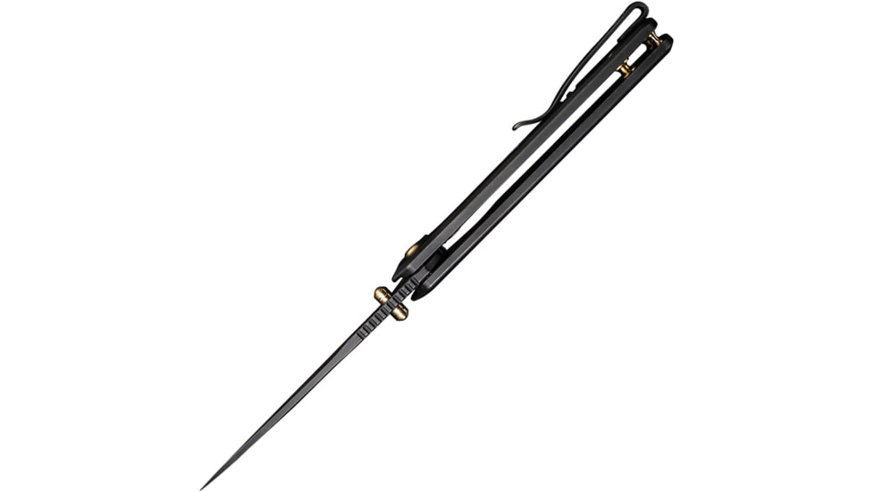 We Knife Co Ltd We Knife Subjugator 3.48'' Black Titanium/black Stnwsh