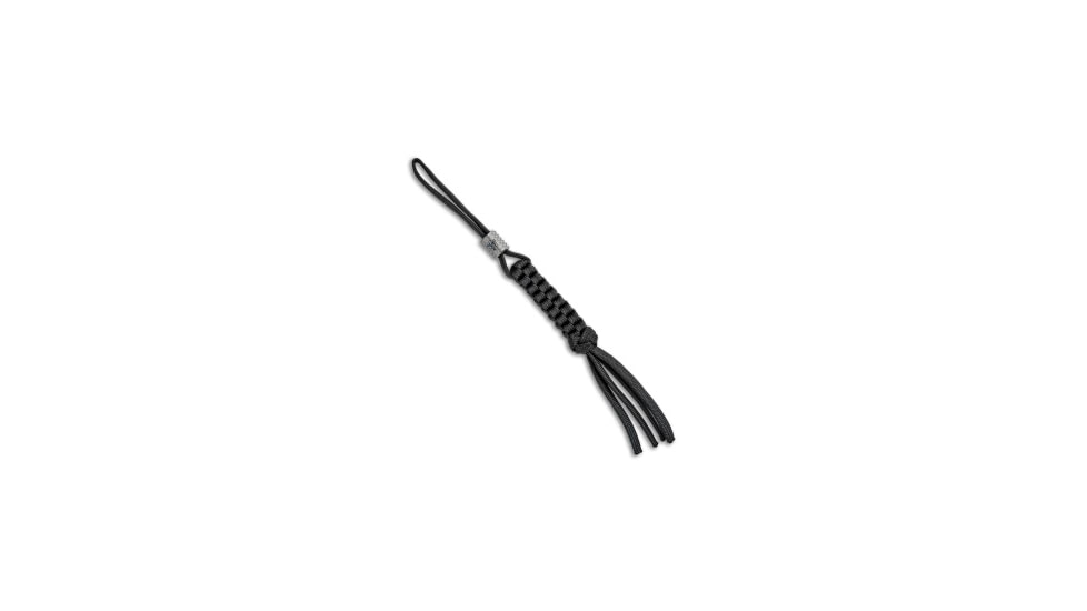 We Knife Co Ltd Tied Paracord Lanyard, Black, 5.25 inch, BHQ-112164