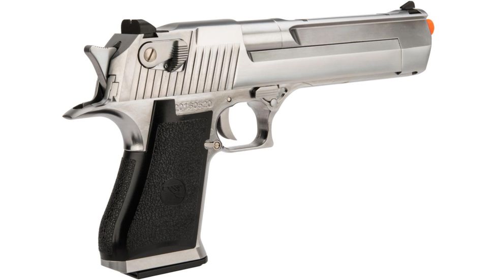 WE-Tech Desert Eagle .50 AE Full Metal Gas Blowback Airsoft Pistol by Cybergun, Chrome, Medium, 950507/CG-DE0102