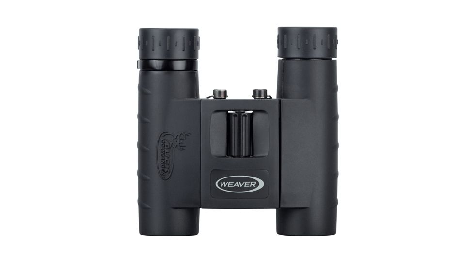Weaver Buck Commander 10X25 Compact Roof Prism Binocular, Black - 94586