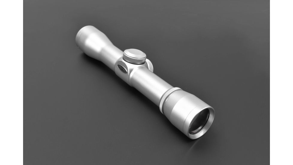 Weaver Classic 2x28mm Handgun Scope, Silver, Duplex Reticle 849424