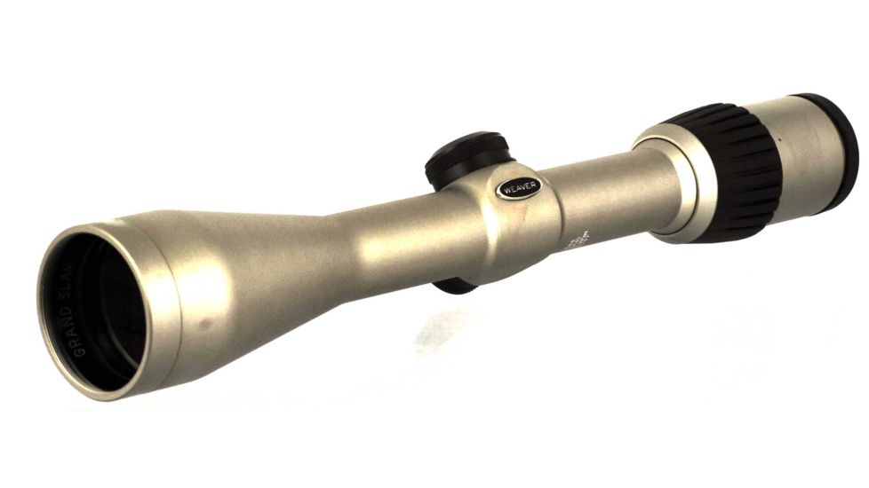 Weaver Grand Slam 3-10x40 Rifle Scope, Silver, Dual X 800588