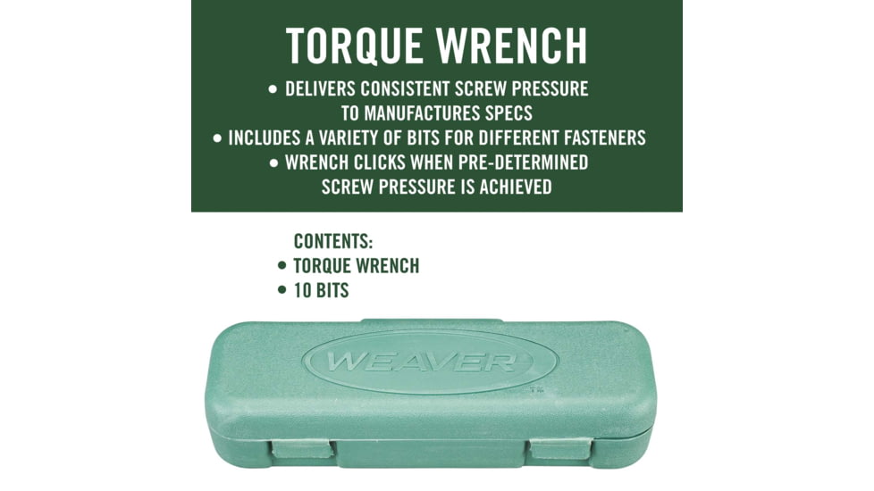 Weaver Gunsmithing Torque Wrench 849728