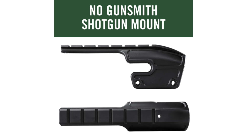 Weaver No Gunsmith Shotgun Saddle Mount, Black - Remington 870, 1100, 1187 - 48340