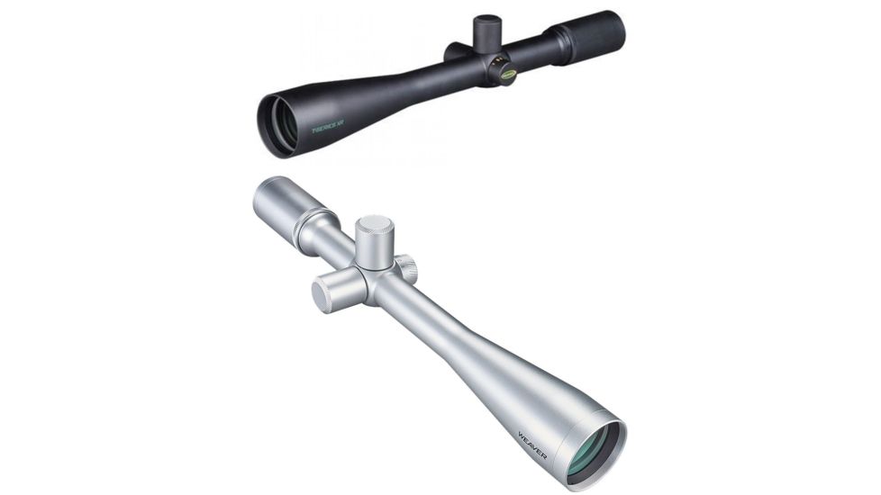 Weaver T-Series XR 24X40 Scope W/ Sunshade, Black, Silver