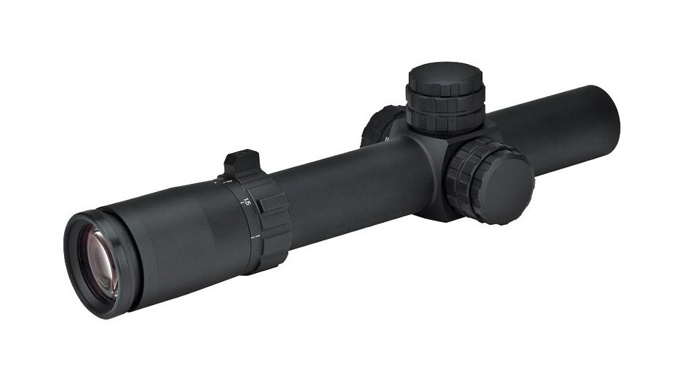 Weaver Tactical 1-5X24 Illuminated Intermediate Range Rifle Scope - 30mm Tube Diameter 800364