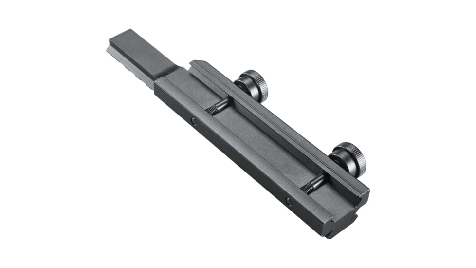 Weaver Thumbnut Riser Rail, Black Matte 48372