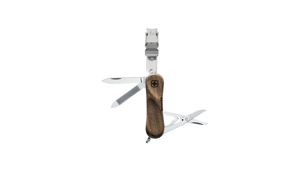 Wenger Evo Wood Nail Clipper 580 Pocket Knife 16377