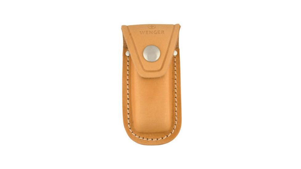 Wenger Swiss Army Knife Regular Sized Leather Pouches, Colors Wenger Leather Swiss Army Knife Regular Size Natural Pouch