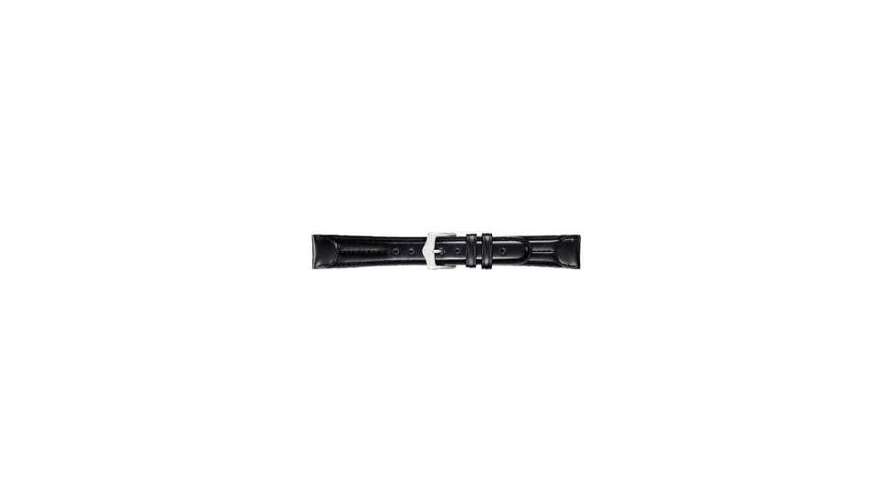 Wenger Leather Watchband Strap, Ladies, 14mm, Black, Non-Padded 90025