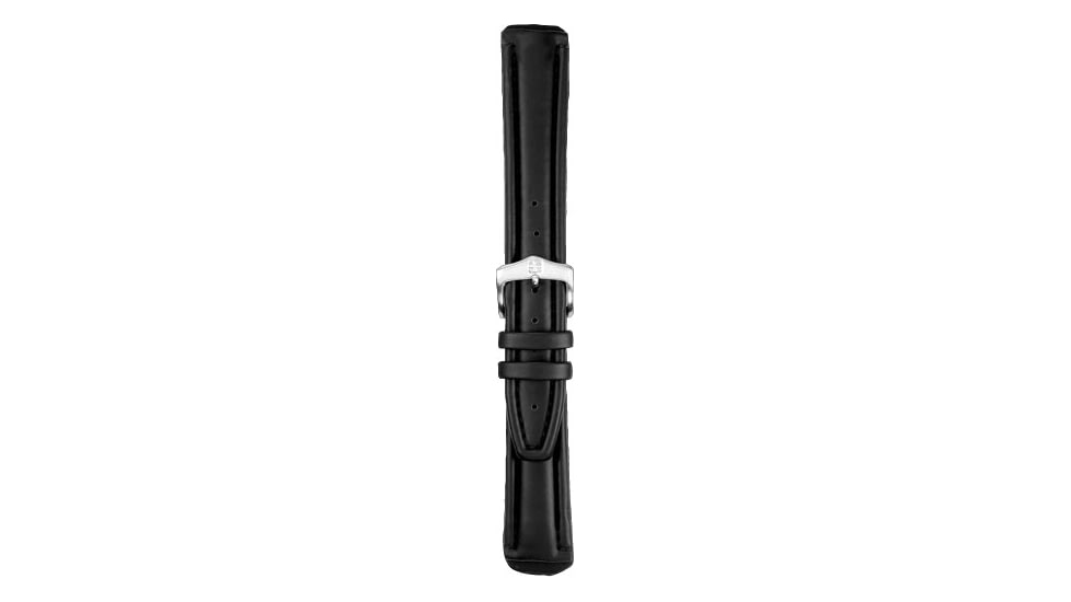 Wenger 20mm Mens Black Leather Strap