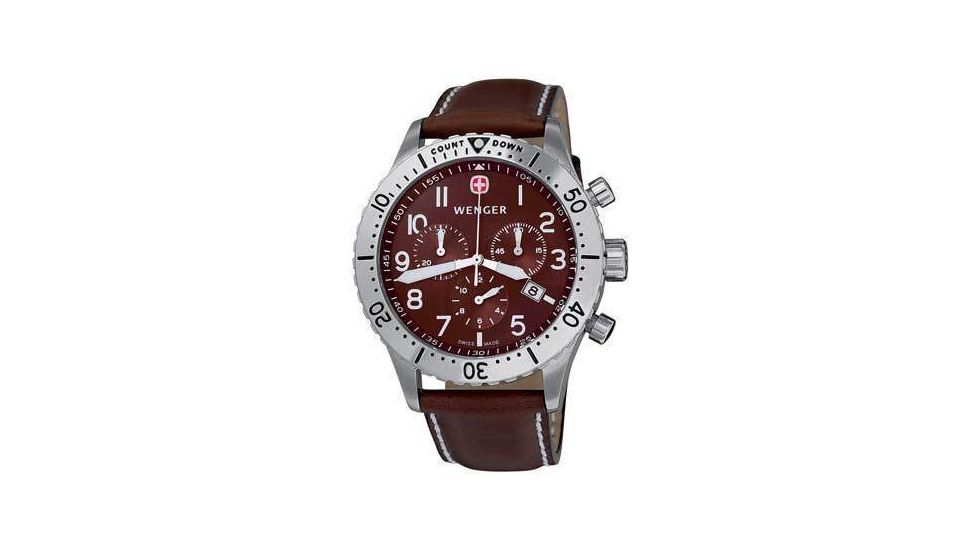 Wenger 77004 Mens w/ Brown Dial