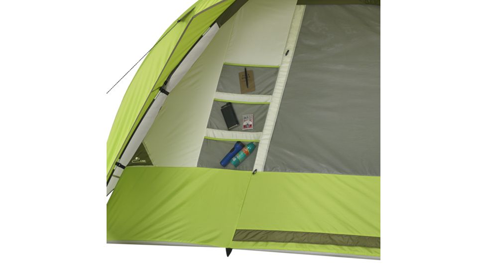 Wenzel Portico 8 Person Tent, Lime Green, Gray, 8 Person, 7362516