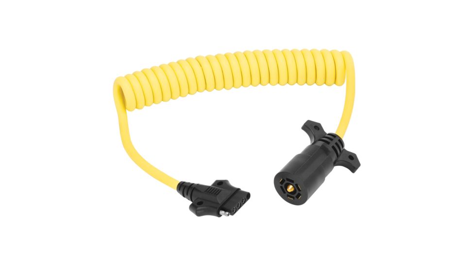 Wesbar Trailer To 5-Way Flat Car End Coiled Jumper w/ 8ft Cable 7-Way 35006