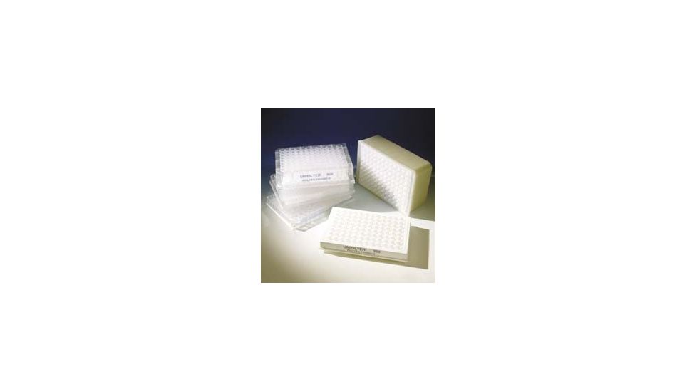 Whatman UNIFILTER 96-Well Filter Bottom Microplates, Whatman 7700-7206 Glass-Filled Polypropylene With Long Drip Director