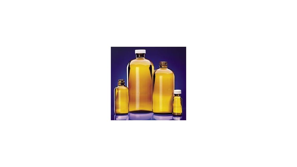 Wheaton Bottle Round Amber 32OZ CS30 W216870