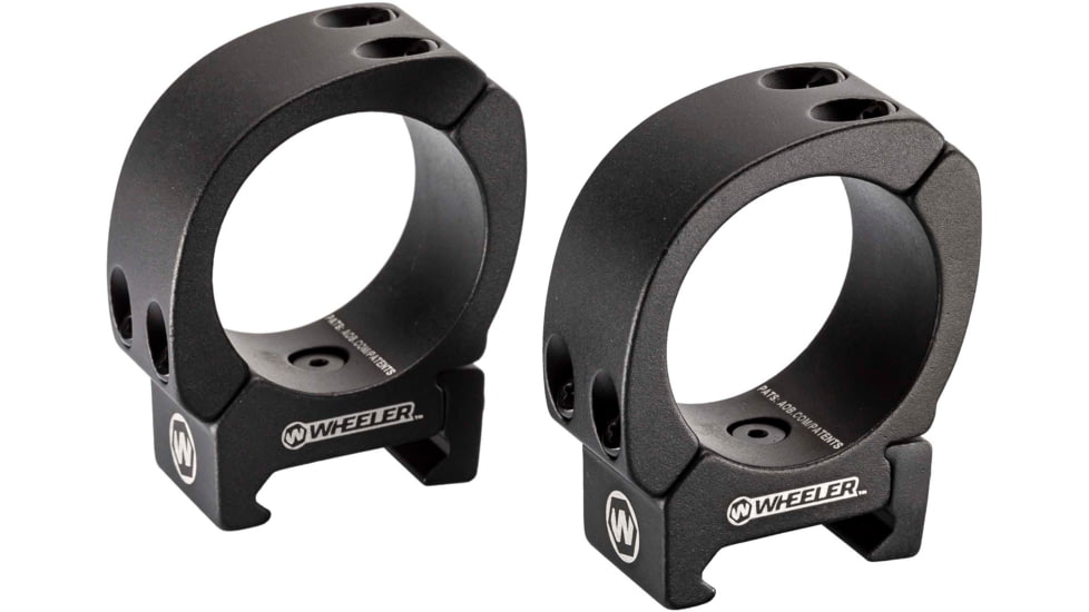 Wheeler Engineering Delta Series Sporter Bi-Weaver Style/Pic Rings 34mm, High, Black, 1133755