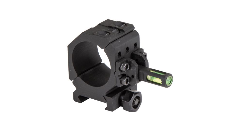 Wheeler Engineering Picatinny Rail Scope Rings, 1in, High, Black, 1099903
