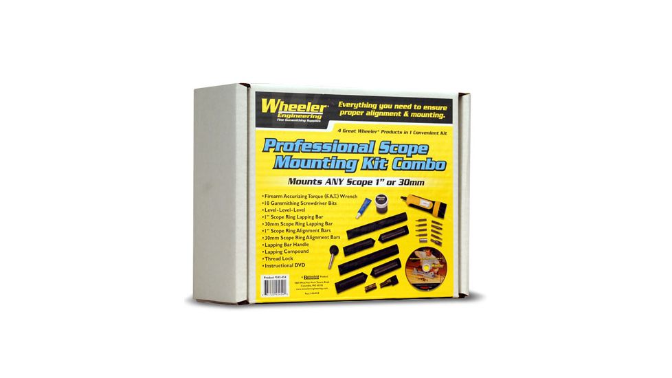 Wheeler Scope Mounting Kit Combo, 1 &amp; 30mm 545454