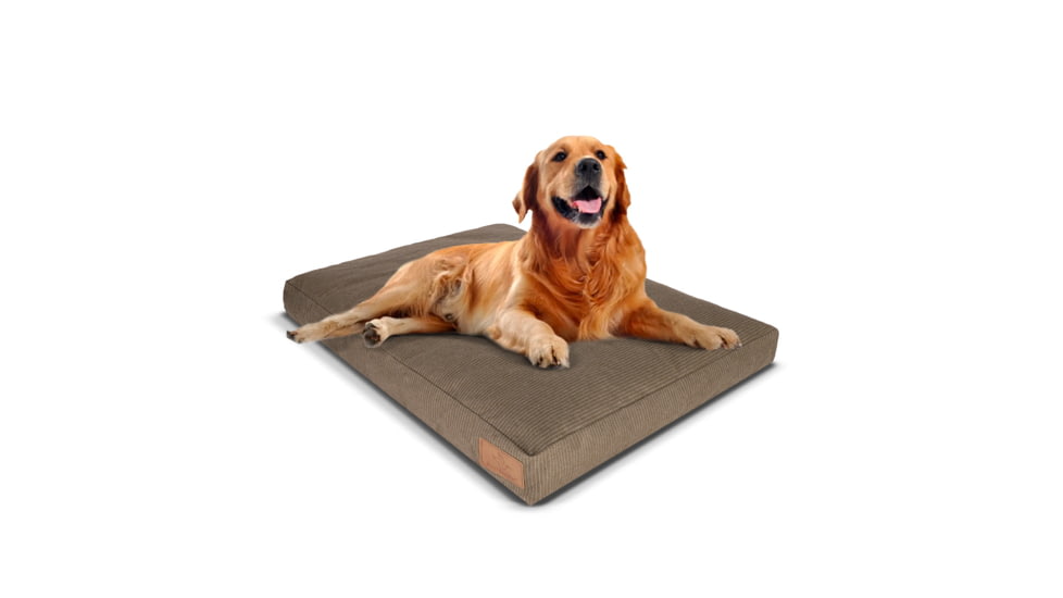 White Duck Dog Bed, Brown, 36inx27inx4in, FBA-PBB-3422