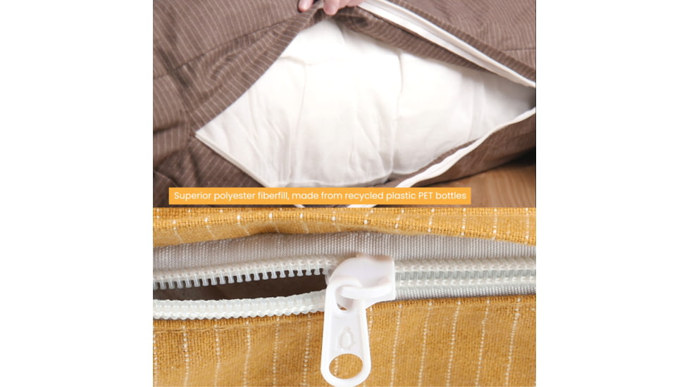 White Duck Dog Bed, Tan, 36inx27inx4in, FBA-PBT-3420